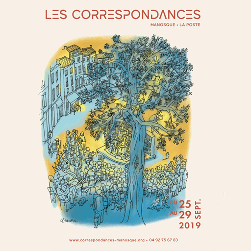 Affiche du festival Les Correspondances de Manosque 2019