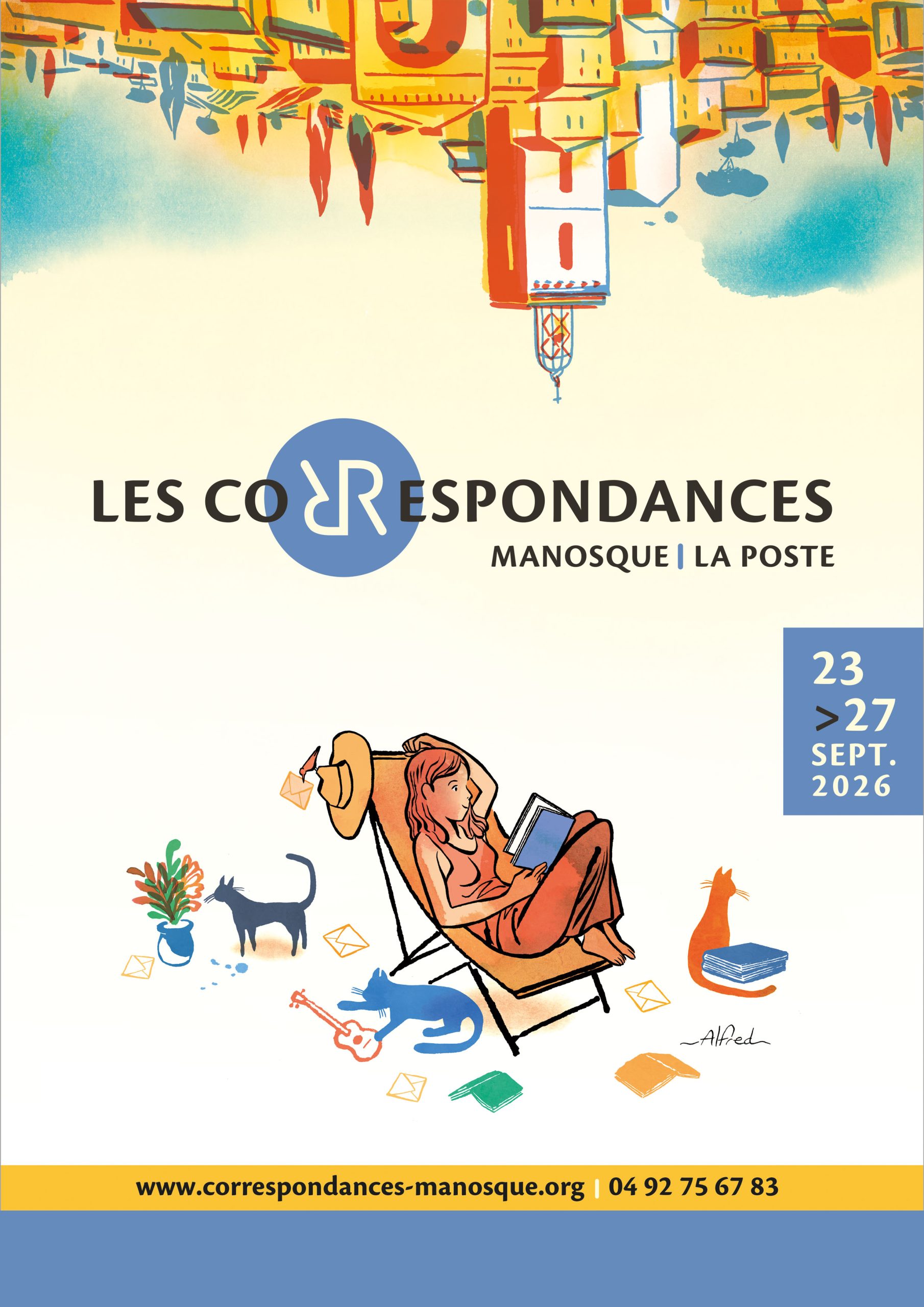 Les Correspondances de Manosque - Affiche 2026 © Alfred